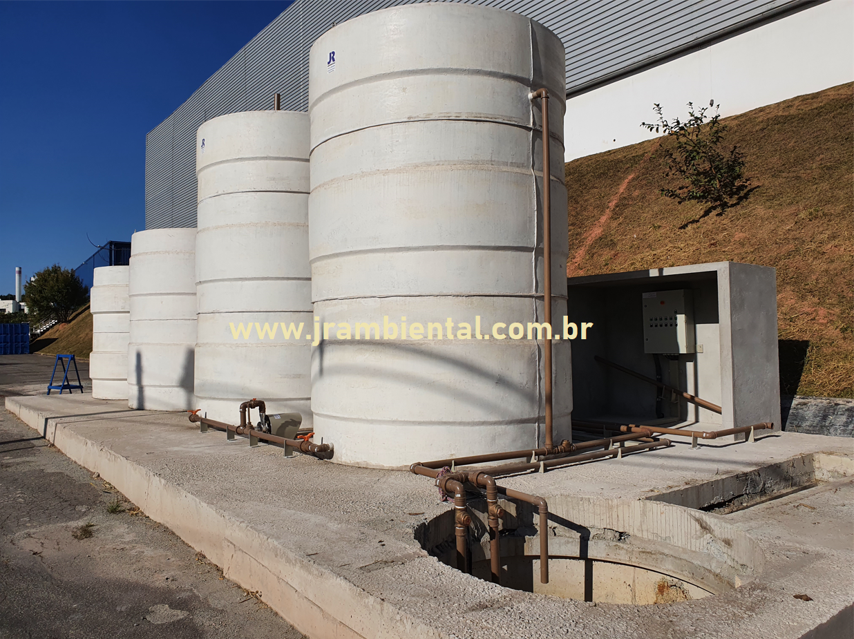 Sistema aeróbio com recirculação